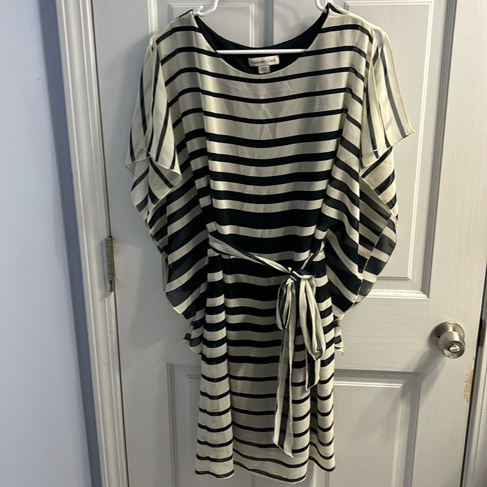 Coldwater Creek Flowy Dress with Removable Belt
